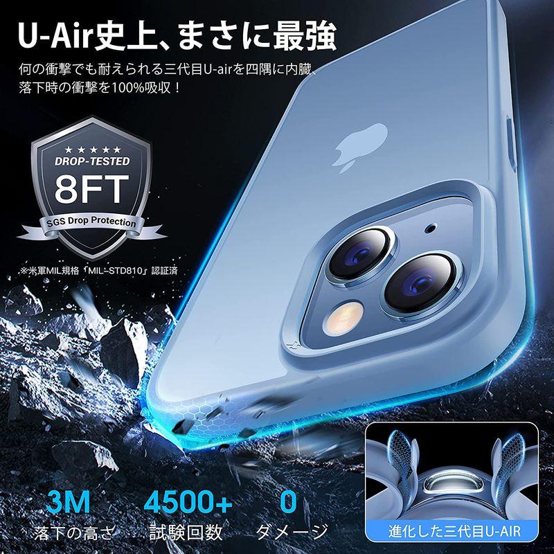 本体の色・5色CASEKOO iPhone 14 / 13 用 ケース 耐衝撃 滑り止め 指紋防止 米軍MIL規格 マット仕上げ ストラップ｜newworld-365｜03