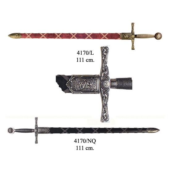 DENIX デニックス 4170/NQ アーサー王ソード シルバー 楽天市場】☆DENIX アーサー王伝説の剣 エクスカリバー シルバー 彫刻