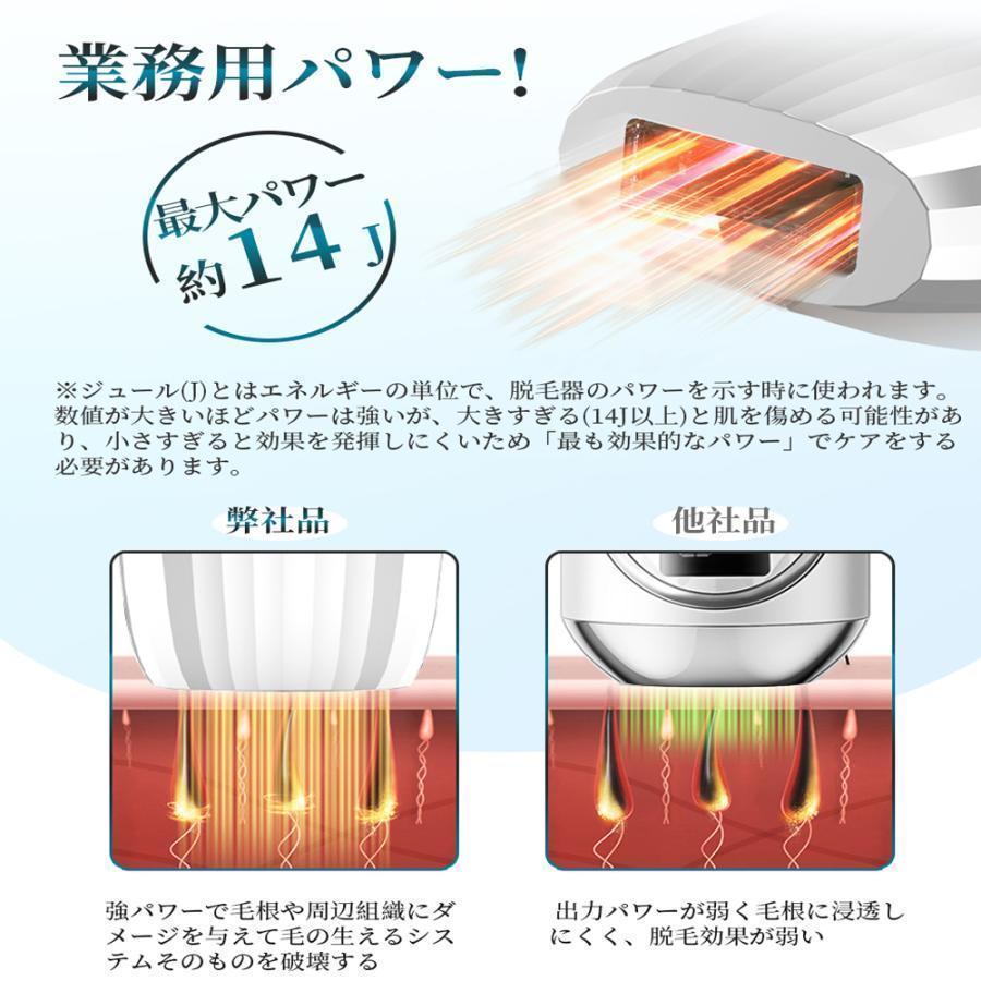 脱毛器 IPL光脱器 永久脱毛 家庭用脱毛器 自動照射 レーザー vio対応 メンズ レディース 脇 腕 足 背中 全身用 LED液晶 全身適用｜newworldstore｜06