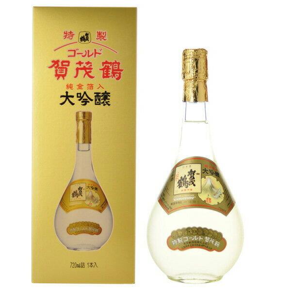 日本酒 賀茂鶴 大吟醸 特製ゴールド（金箔入り） 720ml ギフト 贈り物