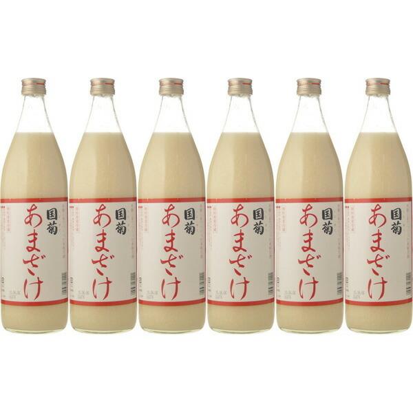 日本酒　国菊　甘酒　900mlx6本(ノンアルコール)　送料無料｜newyork19892005