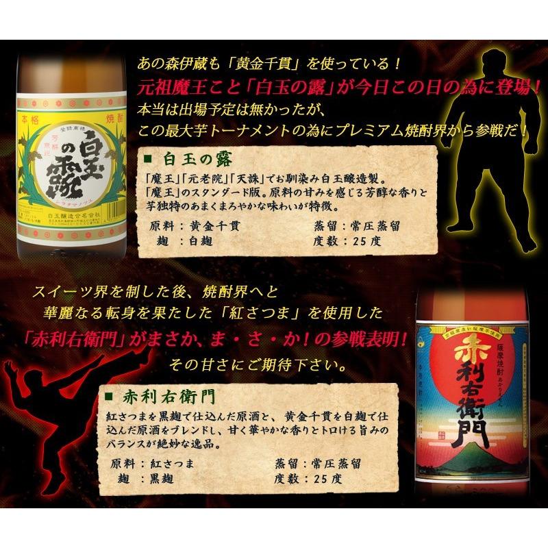 飲み比べ 送料無料 最大芋トーナメント 芋焼酎6本飲み比べセット