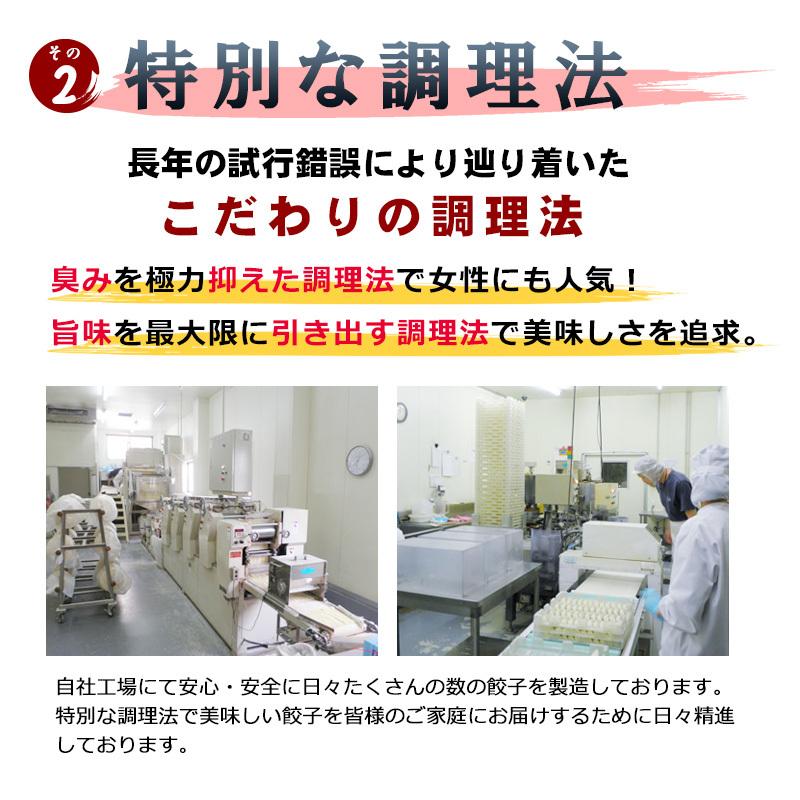 博多ラーメン　げんこつ　黒豚餃子96個　(48個入り×２袋)　送料無料　冷凍｜newyork19892005｜08