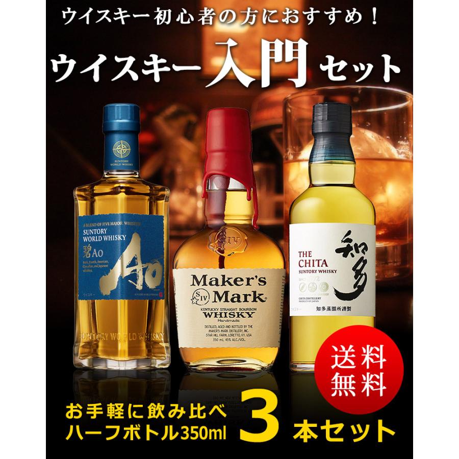 ウイスキー 飲み比べ 入門セットC 350ml×3本セット (メーカーズ ウイスキー 飲み比べ 入門セットC 350ml×3本セット (メーカーズ