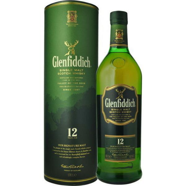 グレンフィディック 12年 40度 1000ml 並行輸入品 ギフト 贈り物