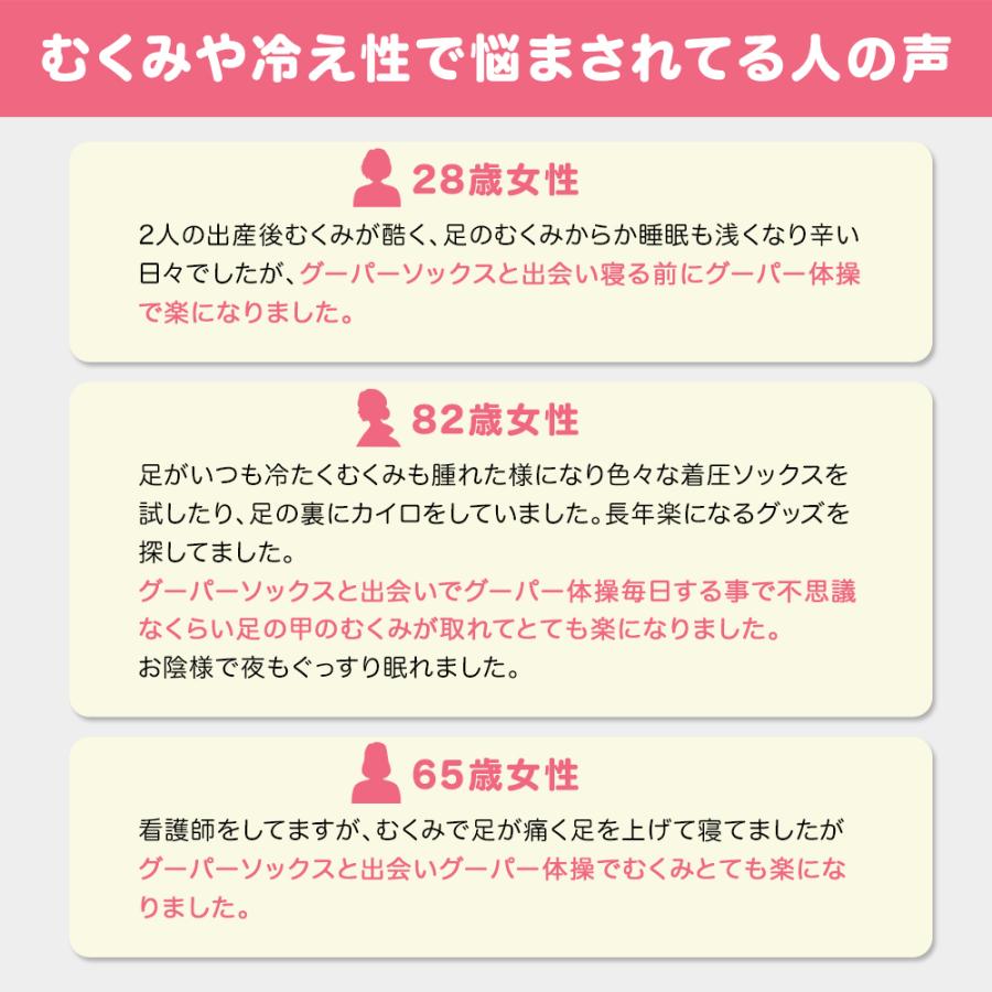 高齢者　足　むくみ　靴下　酷い　酷い　グーパー体操スッキリ　高齢者靴下　浮腫　解消器具　足の甲むくみ　脚のむくみ対策　！グーパーソックス |  | 04