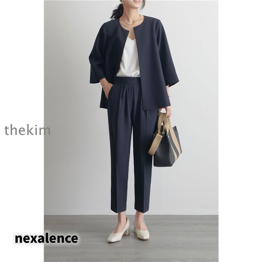ママスーツ セットアップ レディース セットアップスーツ 春 秋冬