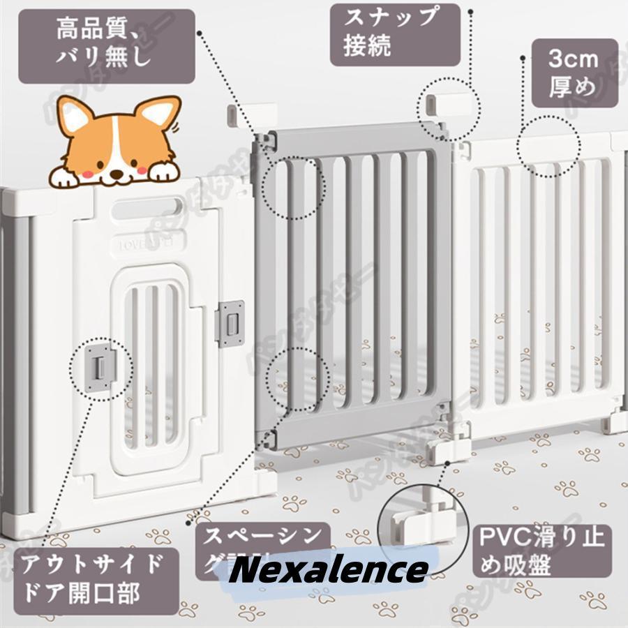 ペットサークル 犬ケージ 組み立て簡単 工具不要 犬用 ペットフェンス 中大型犬 Amazon | Pempet 犬 サークル 小中大型犬用 ペット フェンス