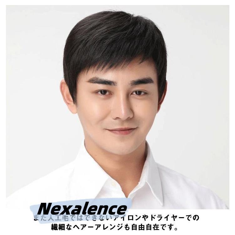 人毛100％! ウイッグ メンズ フルウィッグ 男性 かつら 自然