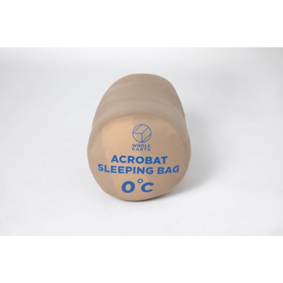 (ホールアース）ACROBAT SLEEPIN GBAG0 キャンピング マミー型シュラフ WE2LDE06 BEG : ネクサススポーツ店 ...