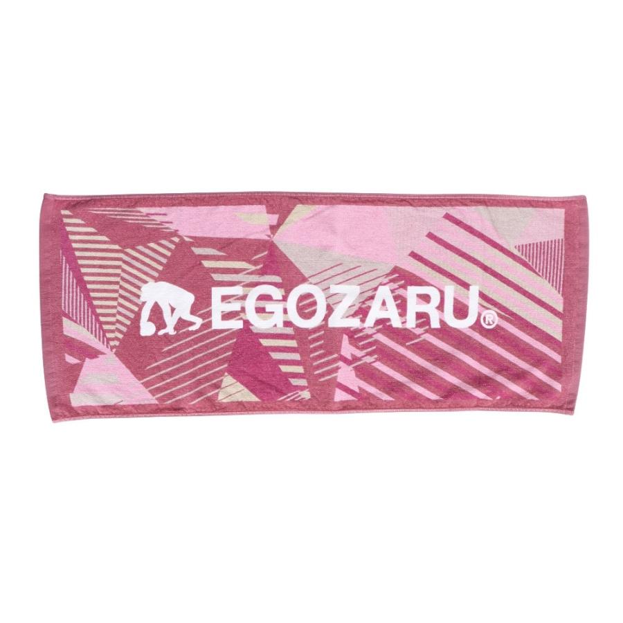 EGOZARU ワイドジオメトリック スポーツ フェイスタオル