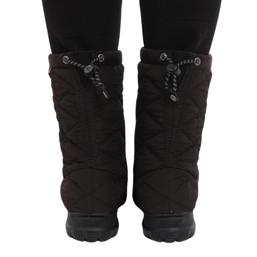 BOGS SNOWDAY MID BLACK／BLACK シューズ L