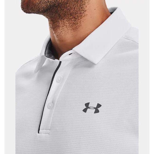 (アンダーアーマー）UNDER ARMOUR ＵＡ　ＴＥＣＨ　ＰＯＬＯ トレーニングウエア 半袖ポロシャツ 1290140-100 WHT｜nexas｜06