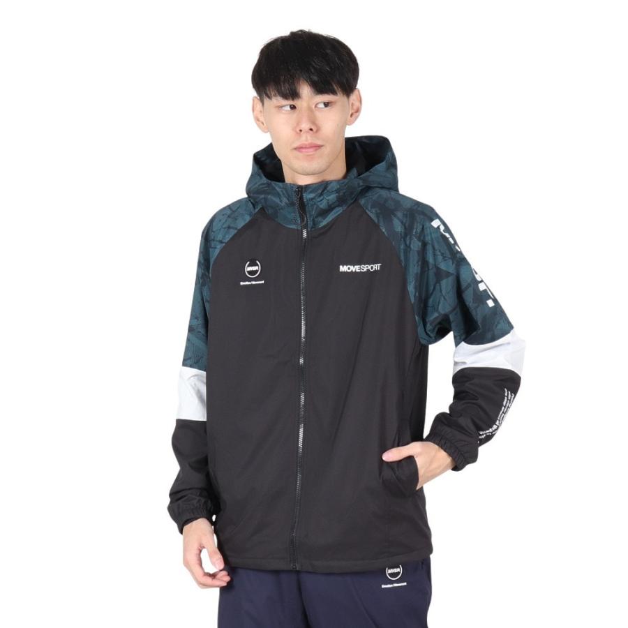 デサント ＨＥＡＴＮＡＶＩ　ＴＯＵＧＨ　　総柄グラフィック　フルジップ トレーニングウエア ブレーカーシャツ ST4FWB31M-BKBK Chortie（ショーティ） デサント HEATNAVI TOUGH 総柄