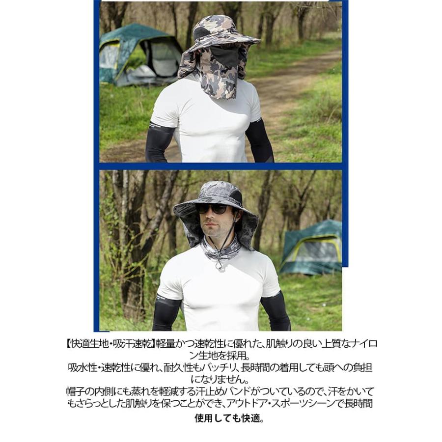 サファリハット 特大きいサイズ60-65cm・ツバ広げ改良 メンズ 帽子