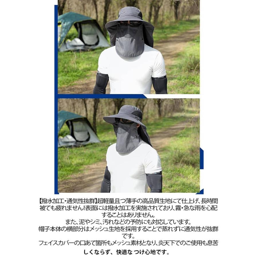 サファリハット 特大きいサイズ60-65cm・ツバ広げ改良 メンズ 帽子