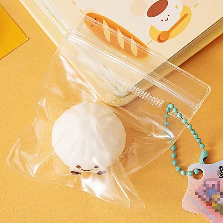 暇つぶし パン 握る玩具 トースト ミニスクイーズ 8個セット チャーム