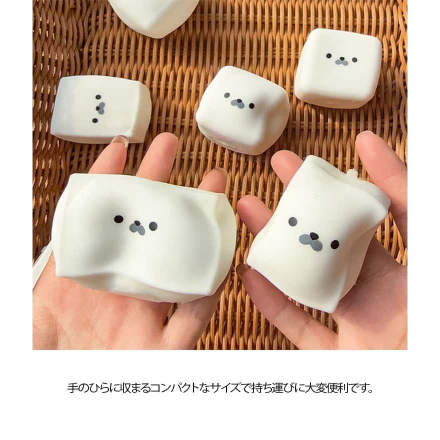 アザラシ 2個セット おもちゃ スクイーズ ストレス解消 柔らかい