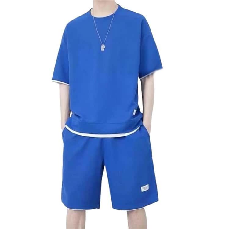 部屋着 夏服 2点セット ハーフパンツ 男性 セットアップ メンズ 散歩