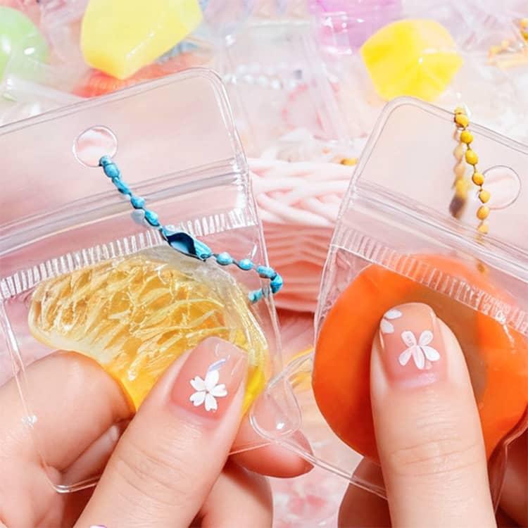 ミニスクイーズ キーホルダー フルーツ スクイーズセット ぷにぷに