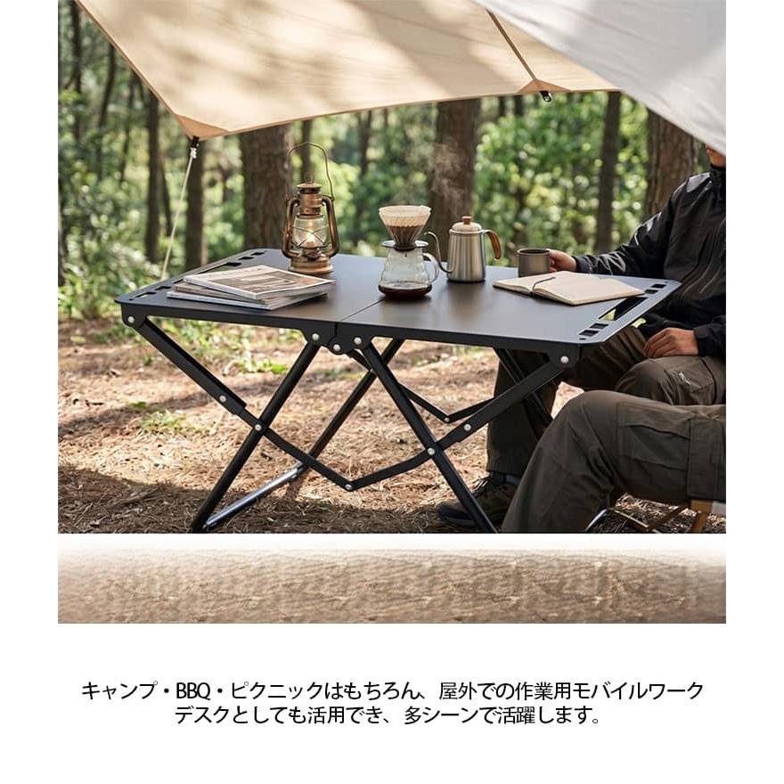 拡張セットバーベキュー テーブル ローテーブル 折りたたみ式 ワーク