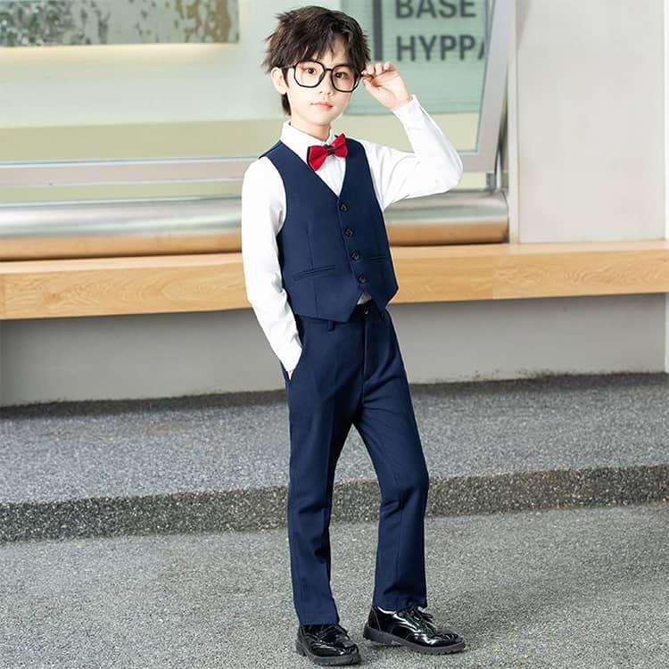 子供 スーツ ベスト 卒業式 男の子 入学式 ジャケット 5点セット