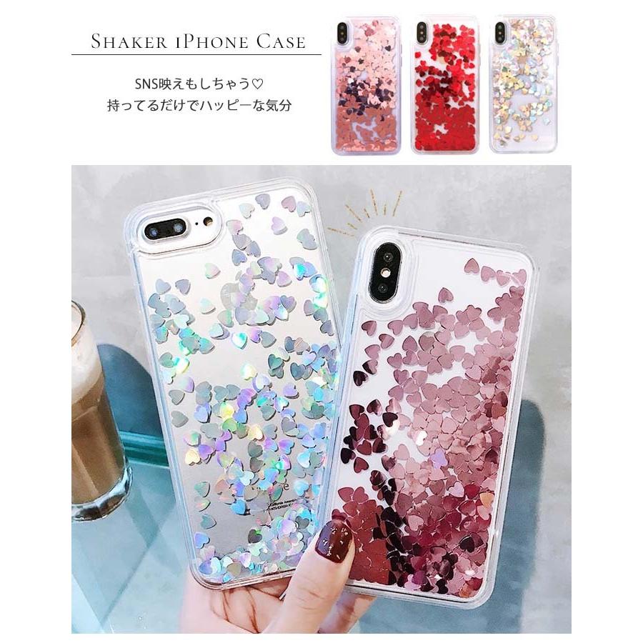 iPhone14pro ケース グリッター ハート iPhone12 mini キラキラ 韓国