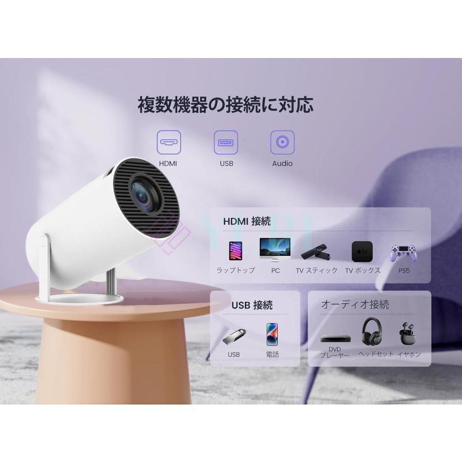 aubor プロジェクター 小型高輝度 10000lm 家庭用 4K対応 5GWiFi