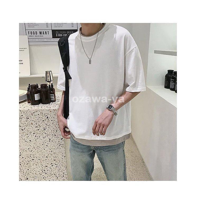 22春夏新作 メンズ 半袖 一部予約販売中 シャツ Tシャツ 通気速乾 汗染み防止 薄手 かっこいい 大きいサイズ カジュアル シンプル オシャレ ゆったり 柔らかい