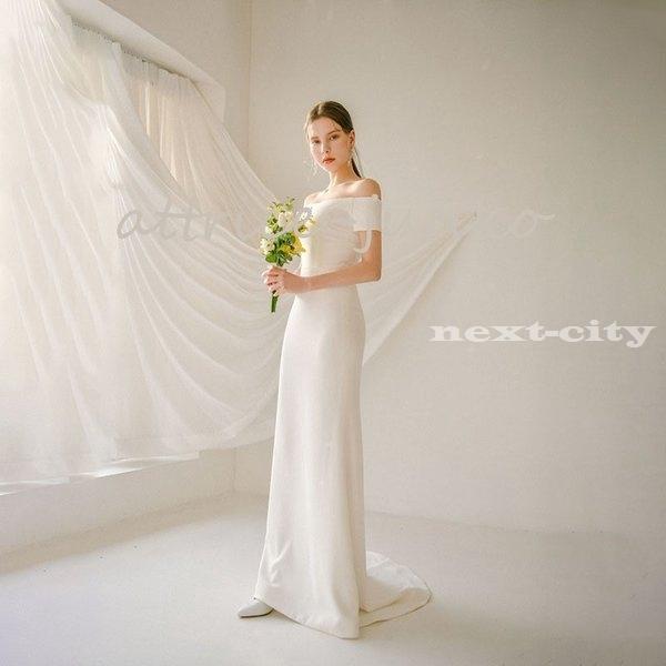 今だけ限定価格 ウエディングドレス 安い 花嫁 白 二次会 Aライン ロングドレス 結婚式 エンパイア パーティードレス 海外挙式 演奏会 披露宴 前撮り 後撮り 大幅値下 メール便ok 日本製 Skylanceronline Com