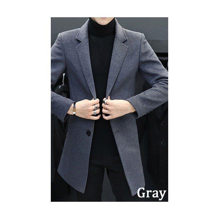 Sale 60 Off メンズ ビジネスコート アウター 学生 秋冬物 防寒 ウールジャケット ジャケット チェスターコート 通勤 ウール コート チェスターコート カラー ブラック