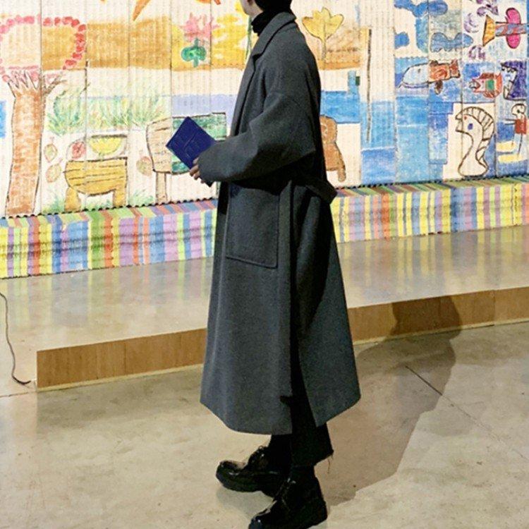 メーカー公式ショップ 両面羊毛 ダッフルコート フードコート ビッグシルエット ロング チェスターコート メンズ コート ゆったり ロングコート メンズチェスターコート オーバーサイズ 秋冬 冬服 秋 秋服 カジュアル メルトン コート アウター