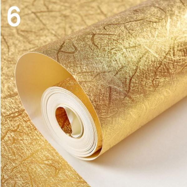 ３d 壁紙 53 1000cm ゴールド 金色 Pvc 防水 カビ対策 おしゃれクロス インテリア 装飾 寝室 リビング H018 H018 Next Dream Shop 通販 Yahoo ショッピング