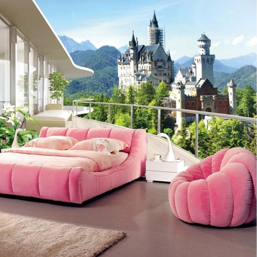 ３d 壁紙 1ピース 1m2 自然風景 テラスからの景色 お城 ヨーロッパ インテリア 装飾 寝室 リビング H022 H022 Next Dream Shop 通販 Yahoo ショッピング