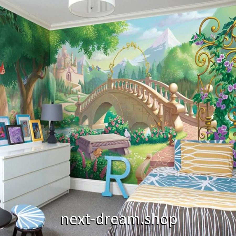 ３d 壁紙 1ピース 1m2 子供部屋 プリンセス城 ヨーロッパ インテリア 装飾 寝室 リビング 耐水 防湿 H02504 H02504 Next Dream Shop 通販 Yahoo ショッピング