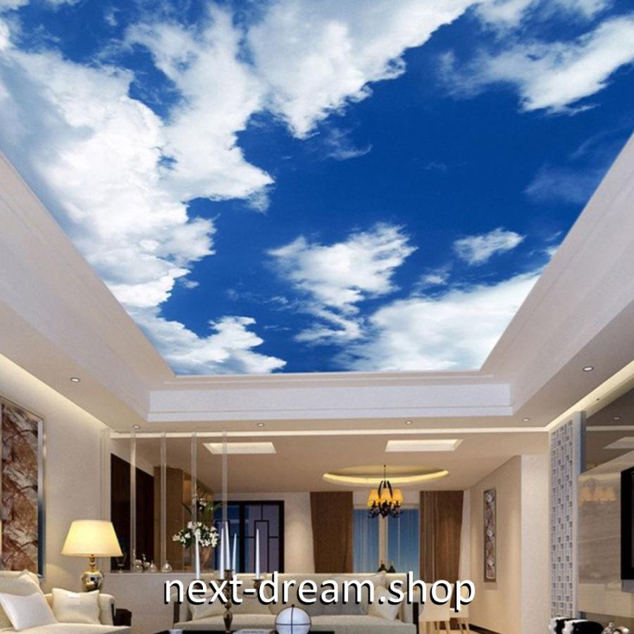 ３d 壁紙 1ピース 1m2 自然風景 青い空 白い雲 天井用 インテリア 装飾 寝室 リビング 耐水 防湿 H H Next Dream Shop 通販 Yahoo ショッピング