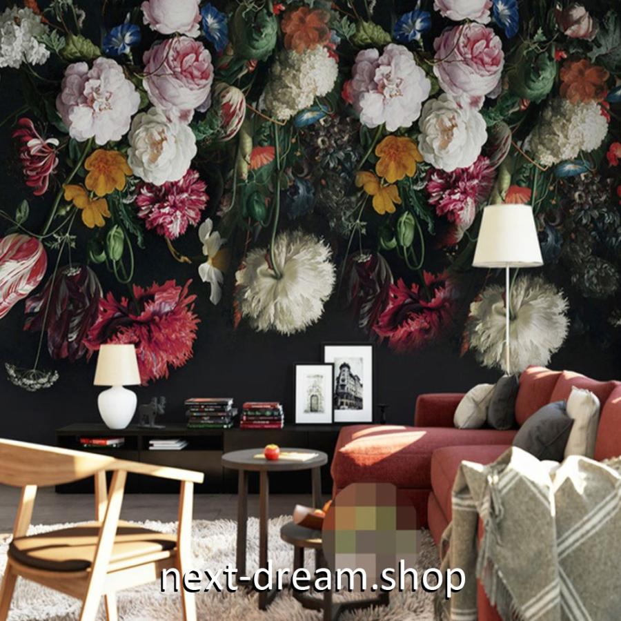 ３d 壁紙 1ピース 1m2 ヨーロッパレトロ 花 薔薇 インテリア 部屋装飾 耐水 防湿 防音 H H Next Dream Shop 通販 Yahoo ショッピング