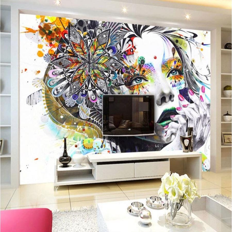 ３d 壁紙 1ピース 1m2 北欧モダン グラフィティアート 絵画 インテリア 部屋装飾 耐水 防湿 防音 H H Next Dream Shop 通販 Yahoo ショッピング
