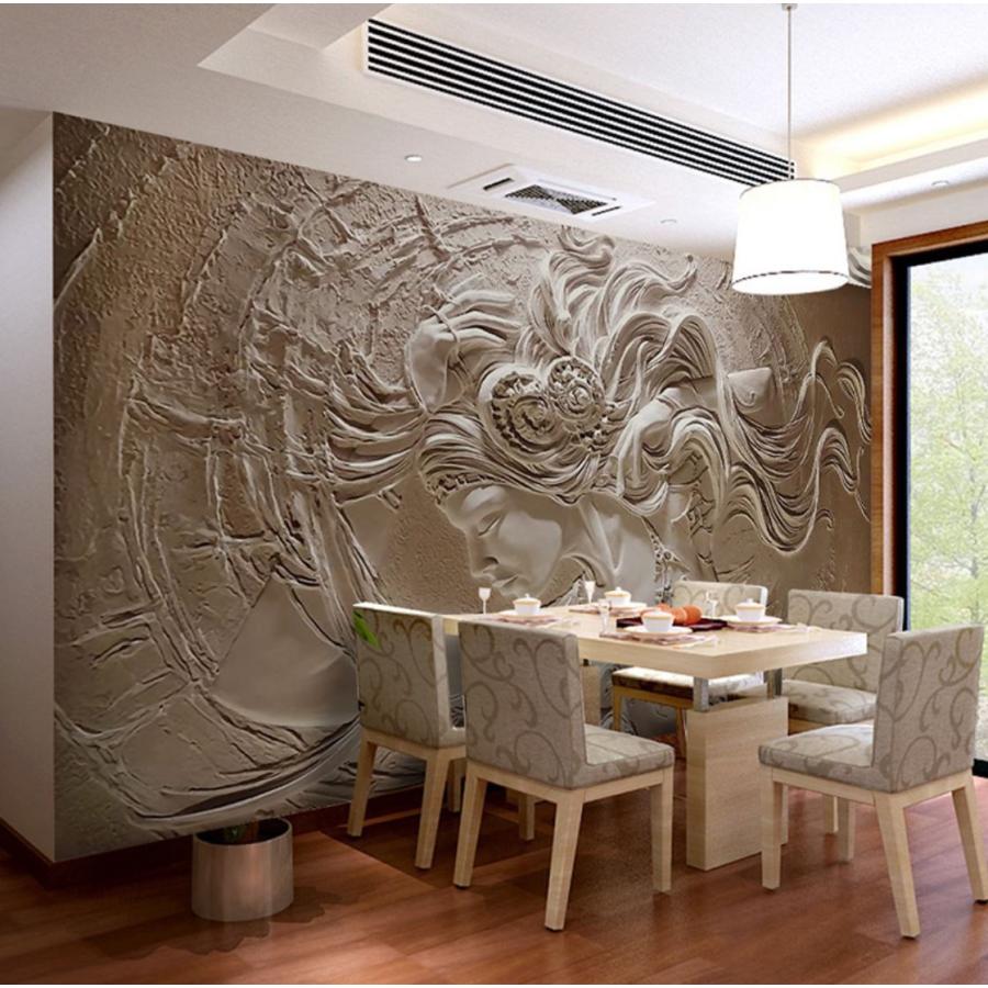 ３d 壁紙 1ピース 1m2 立体アート 彫刻 女性 インテリア 部屋 寝室 リビング 防湿 防音 H H Next Dream Shop 通販 Yahoo ショッピング