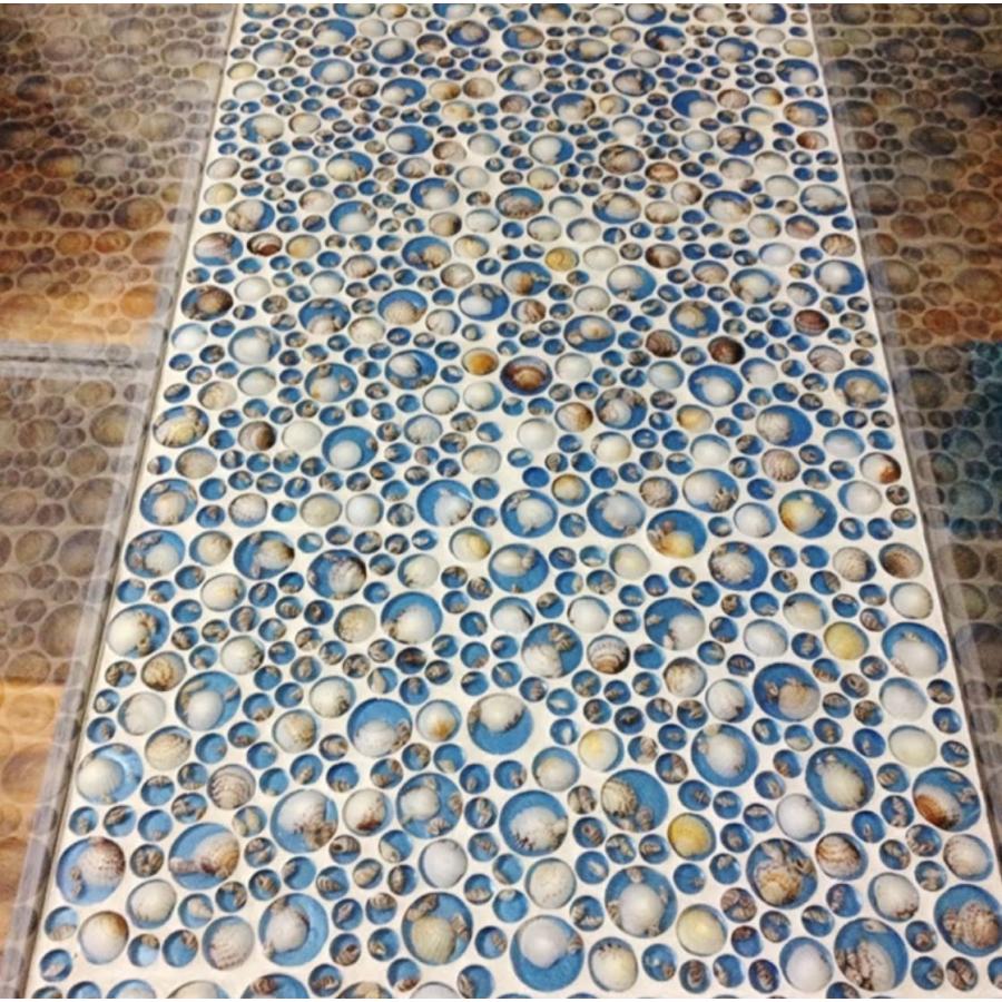 ３d壁紙 30 30cm タイルデザイン 貝殻 シェル 青 Diy リフォーム インテリア キッチン 浴室 トイレにも 防水 防カビ H H Next Dream Shop 通販 Yahoo ショッピング