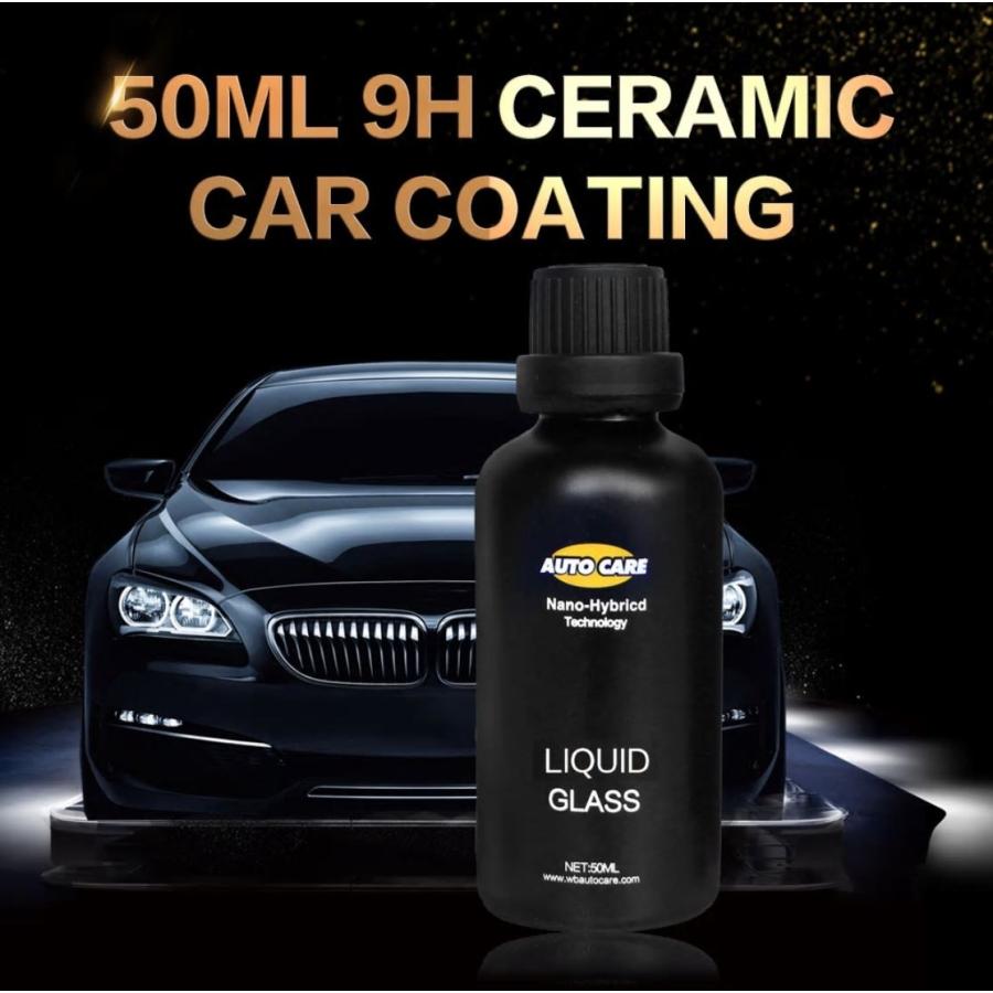 車コーティング剤 液体ガラス 50ml 硬度9h カーワックス ナノセラミック ガラスコーティング 疎水性 新品送料込 M M Next Dream Shop 通販 Yahoo ショッピング