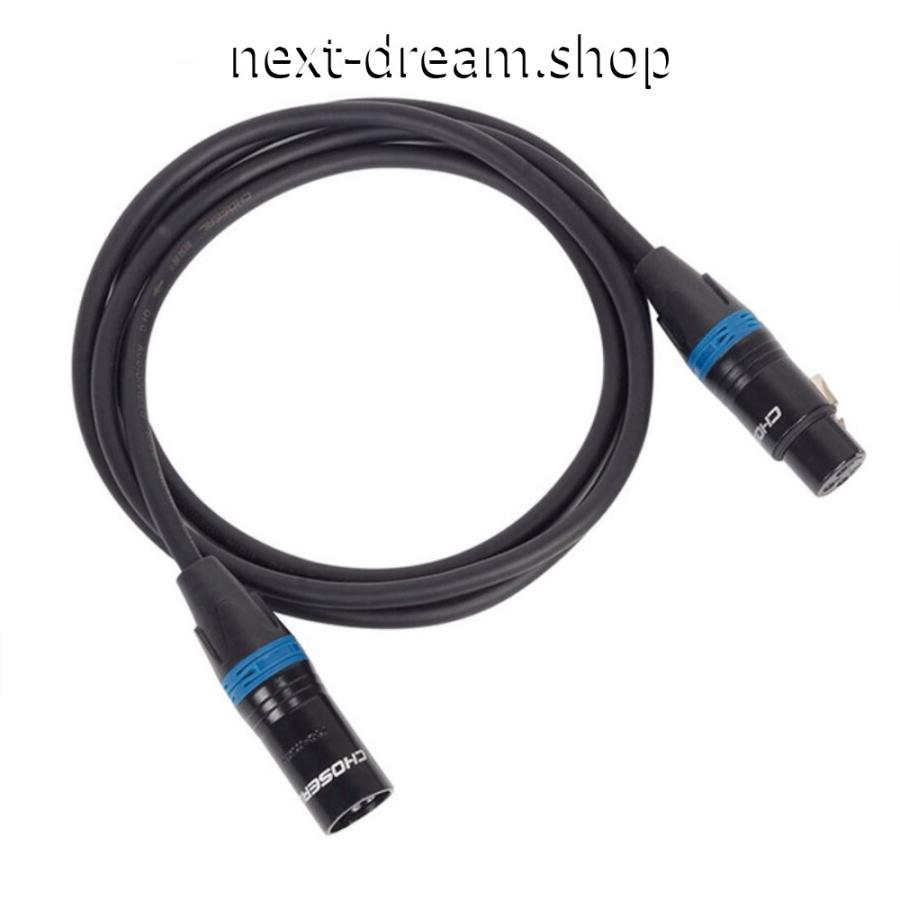 新品送料込 マイクケーブル 10m XLR オーディオ延長ケーブル ワイヤー アンプ スピーカー 黒 m00787