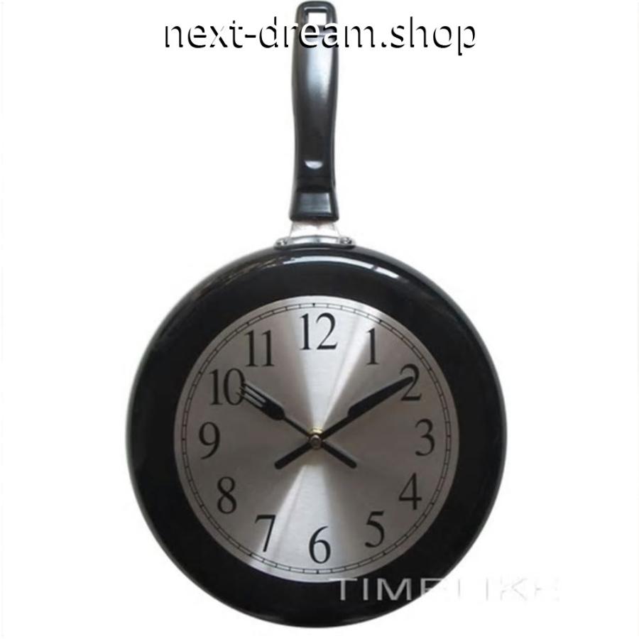 新品送料込 時計 壁掛け フライパンデザイン キッチン 25cm Diy お洒落 面白 輸入雑貨 インテリア 高性能 M M Next Dream Shop 通販 Yahoo ショッピング