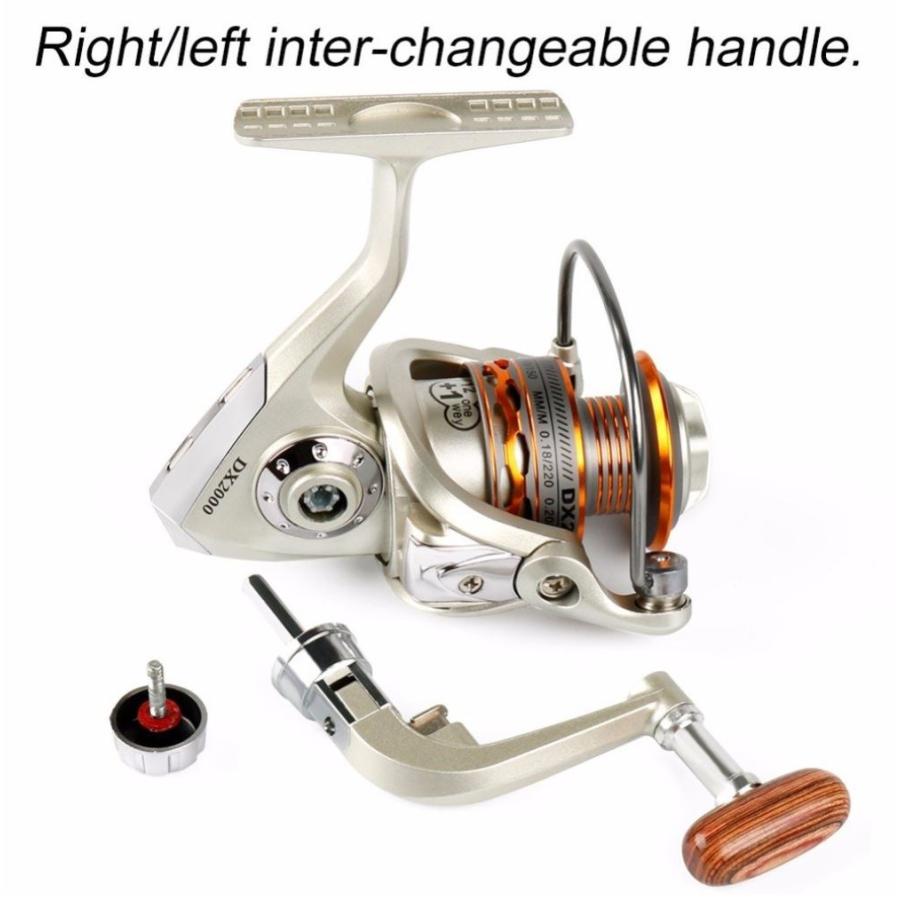 新品 スピニングリール 釣り道具 フィッシング 高性能ベアリング 鯉釣り シルバー ゴールド 00 3000 4000 5000番 M009 最新作の