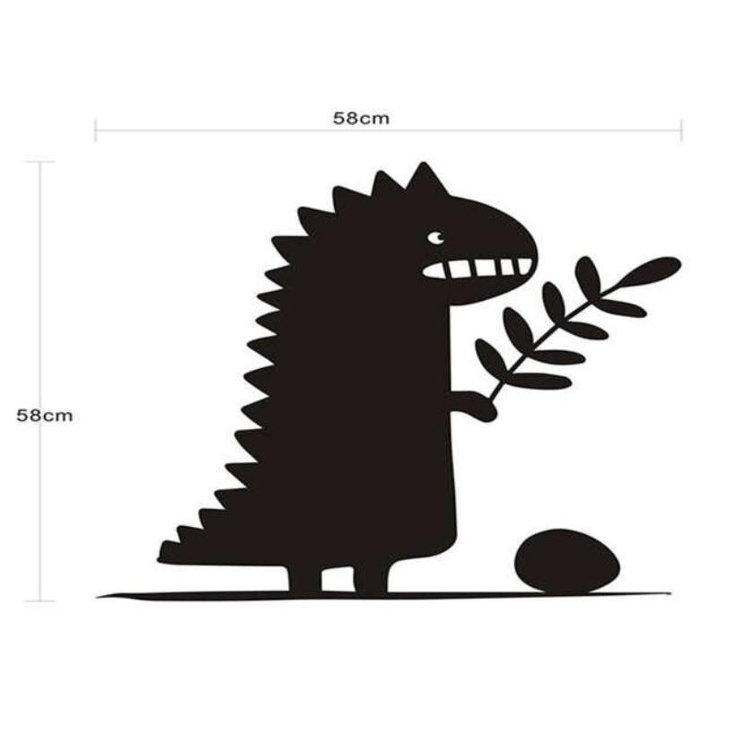 ウォールステッカー 壁紙 Diy 部屋 装飾 寝室 リビング インテリア 58 58cm イラスト 恐竜 シルエット M 最も信頼できる