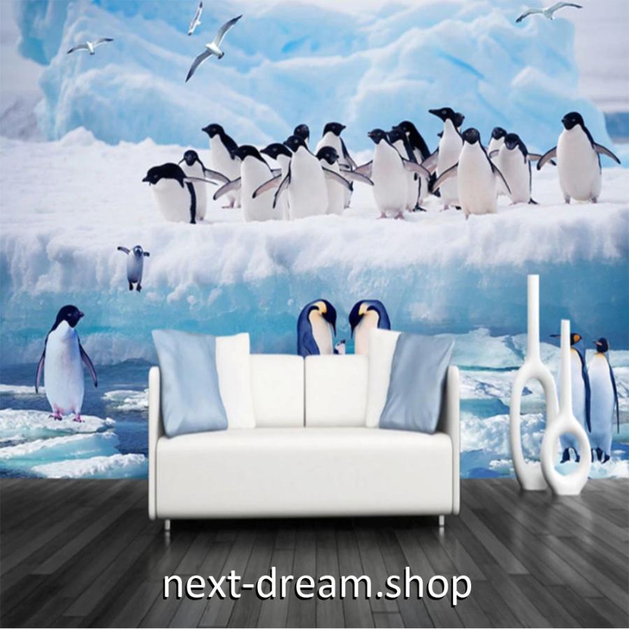 カスタム３d壁紙 1ピース 1m2 ペンギン 南極 氷山 北極 おうち時間充実 子供部屋 キッチン 寝室 リビング M M Next Dream Shop 通販 Yahoo ショッピング