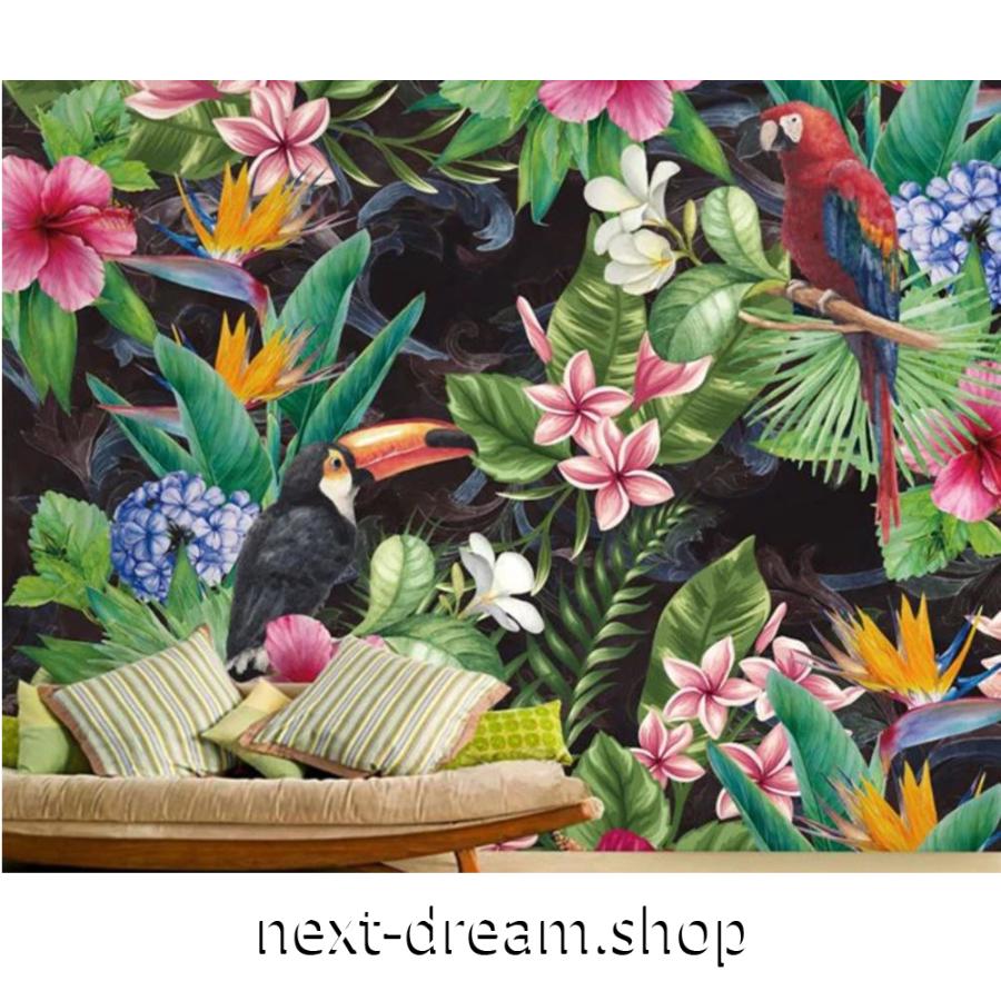 カスタム３d壁紙 1ピース 1m2 植物 ハイビスカス 紫陽花 トロピカル カフェ 店 キャンバス地 クロス張替 部屋 M M Next Dream Shop 通販 Yahoo ショッピング