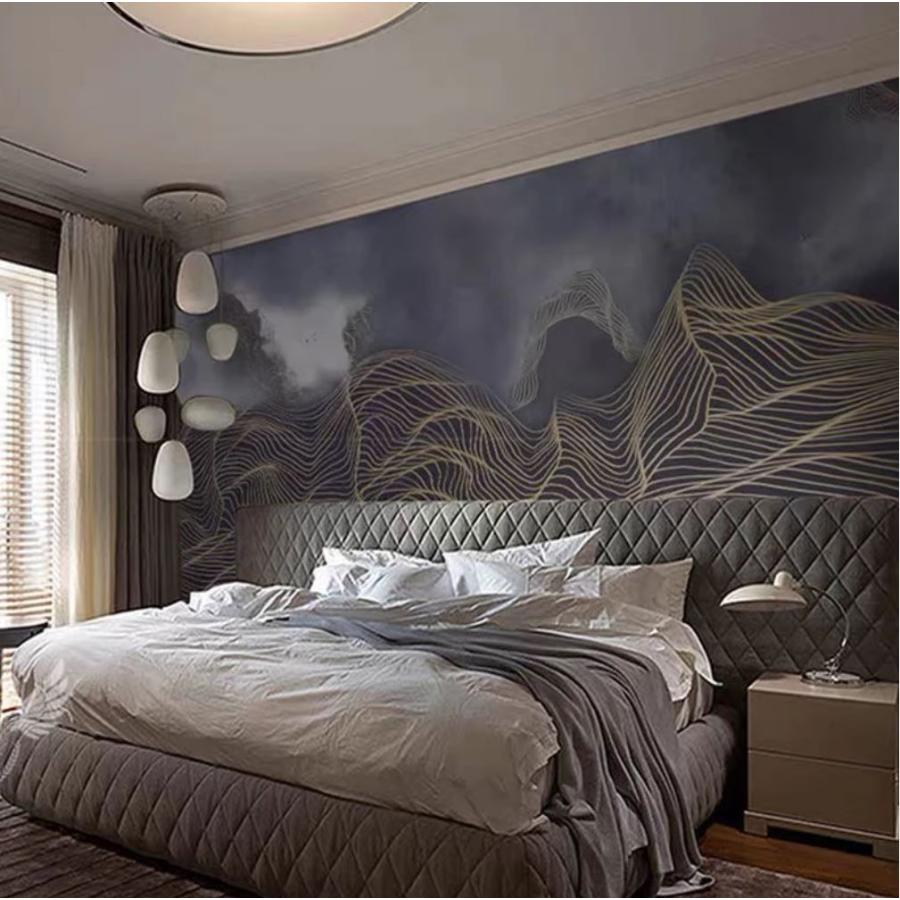 壁紙 ８d素材 アート 黒 金色 高級感 1ピース 1m2 サイズカスタマイズ 部屋 リビング 寝室 ショップ 店舗 M M Next Dream Shop 通販 Yahoo ショッピング