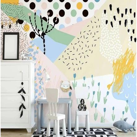 3d 壁紙 カスタム サイズ 抽象画 アート カラフル パステル かわいい おしゃれ Ms Ms Next Dream Shop 通販 Yahoo ショッピング