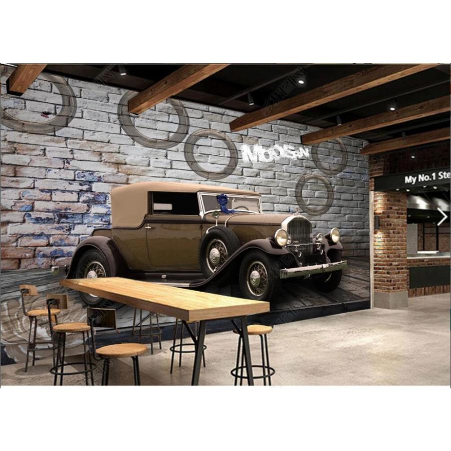 3d 壁紙 カスタム サイズ 車 レトロ レンガ かっこいい おしゃれ カフェ ショップ Ms Ms Next Dream Shop 通販 Yahoo ショッピング